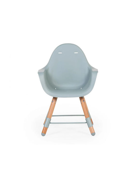 Childhome Evolu 2 Καρεκλάκι Φαγητού με Ρυθμιζόμενο Ύψος Natural Mint