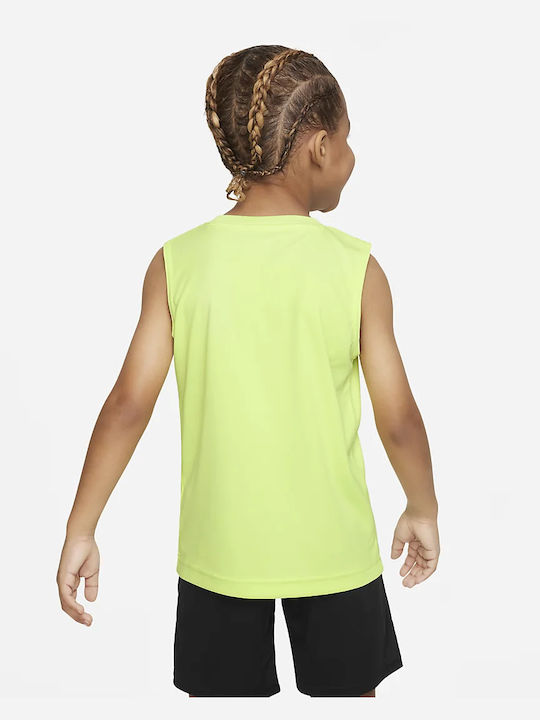 Nike Children's Blouse Sleeveless Yellow