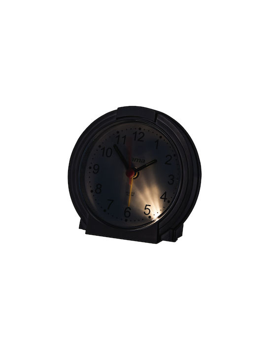 HAMA Ceas De Masă Silentios Cu Indicatori Din Plastic Cu Ceas Deșteptător Negru 00186335