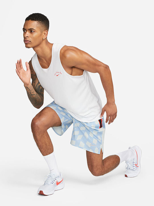Challenger Men's Athletic Shorts Dri-Fit Light Blue