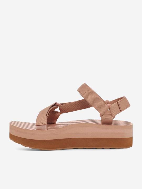 Universal Women's Flat Sandals Anatomic Sporty Flatforms Maple Sugar Lion