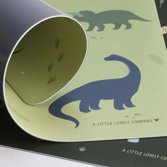 A Little Lovely Company Plastic Placemat Green 43cm