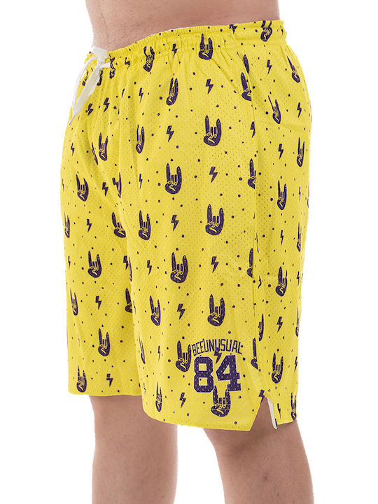 Bee Is Always High Sports Men's Shorts Yellow