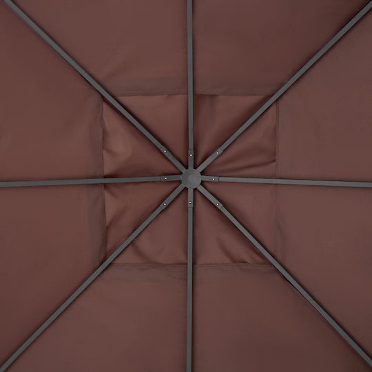 Outsunny Κάλυμμα για Κιόσκι Καφέ 3x3m