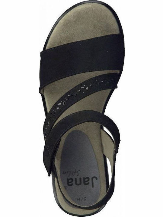 Women's Flat Sandals Anatomic in Black Color