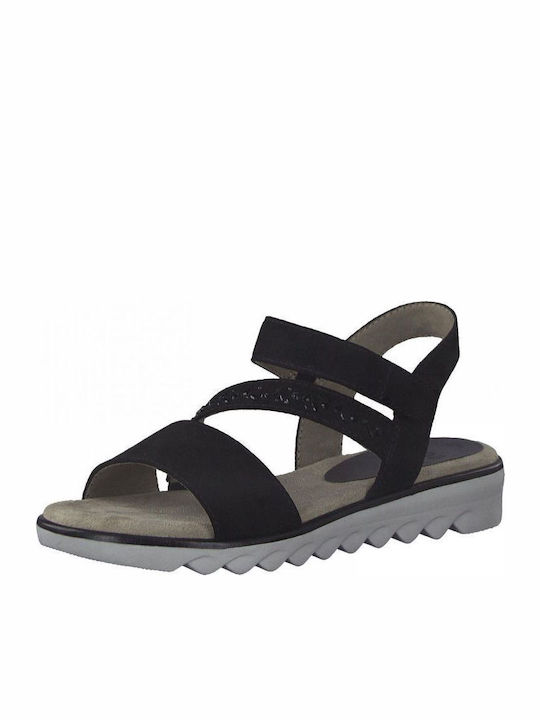 Women's Flat Sandals Anatomic in Black Color