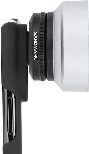Sandmarc 25mm Telefonkamera-Objektiv-Set Makro 10x 1Stück in Weiß Farbe