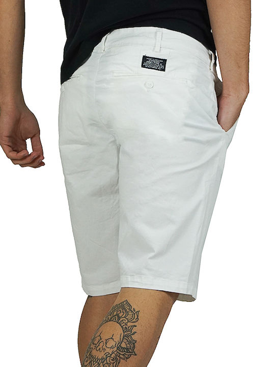 Schott TRJO30 Men's Shorts Chino White