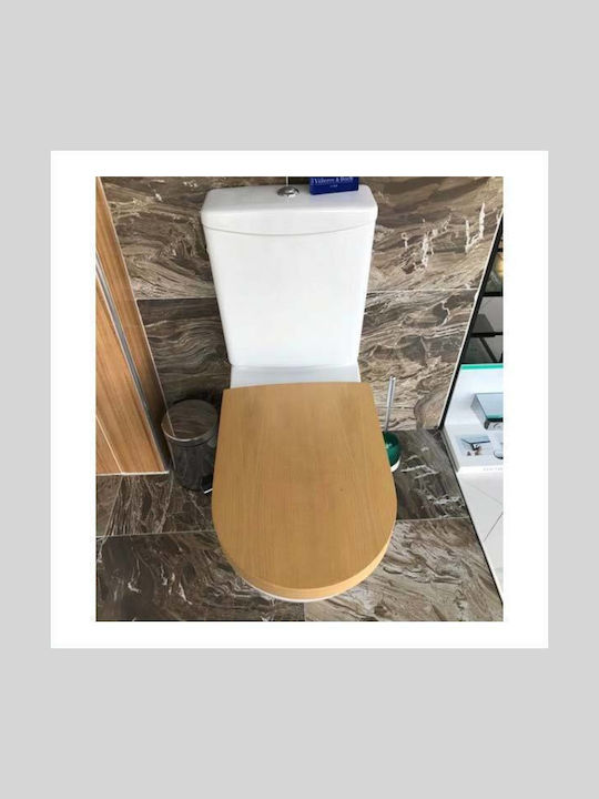 Villeroy & Boch My Nature Тоалетна, стояща на пода с тоалетна чиния с Капак Софт Клоуз Бяла