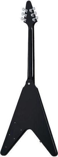 Gibson 80s Flying Ηλεκτρική Κιθάρα V Style με HH Διάταξη Μαγνητών Ebony με Θήκη