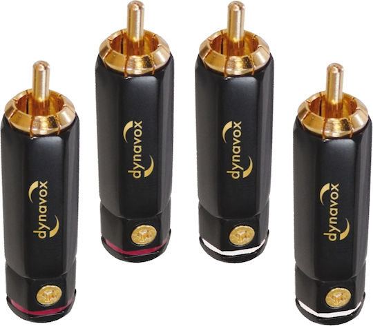 Dynavox High-End Plug RCA male Black (207625)