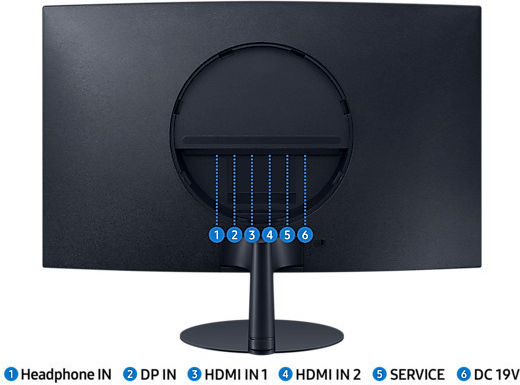 Samsung S39C VA Curved Monitor 27" FHD 1920x1080 με Χρόνο Απόκρισης 4ms GTG
