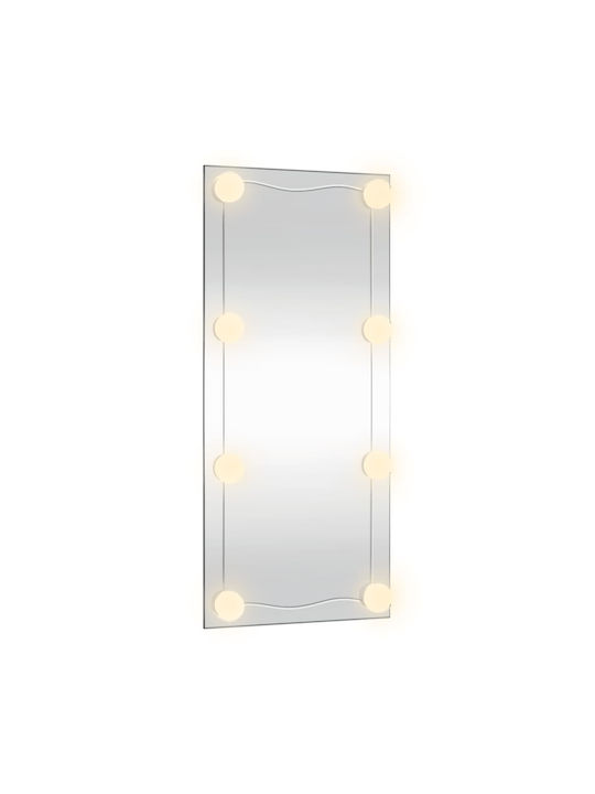 vidaXL Καθρέπτης Τοίχου με LED Φωτισμό 50x100cm