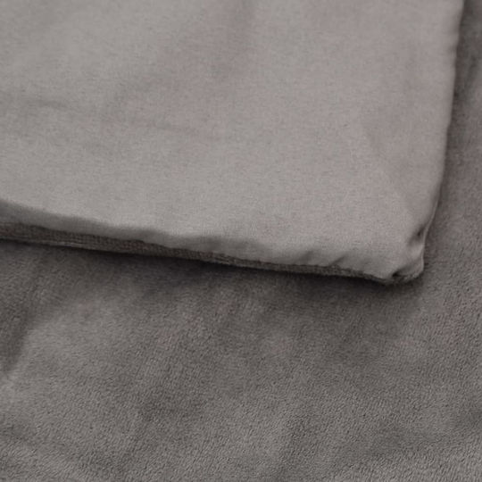 vidaXL Gravity Single Blanket 152x203cm Gray