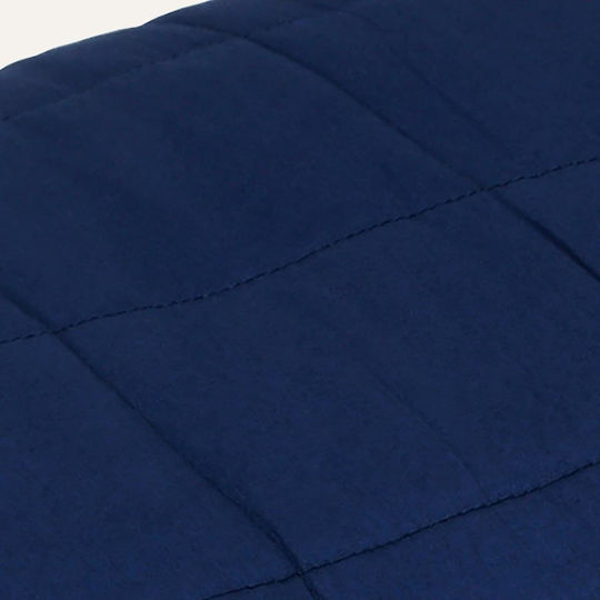 vidaXL Schwerkraftdecke Couch 122x183cm Blau