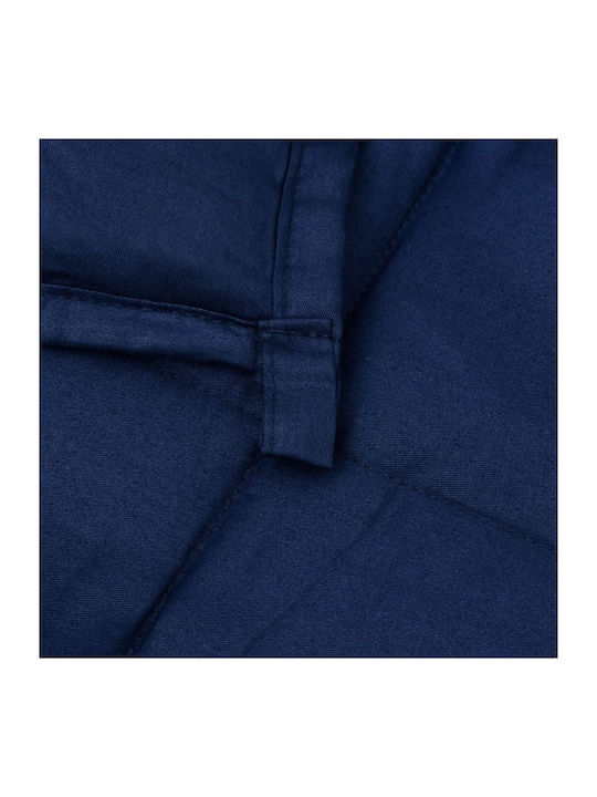 vidaXL vidaXL Schwerkraftdecke Couch 120x180cm Blau