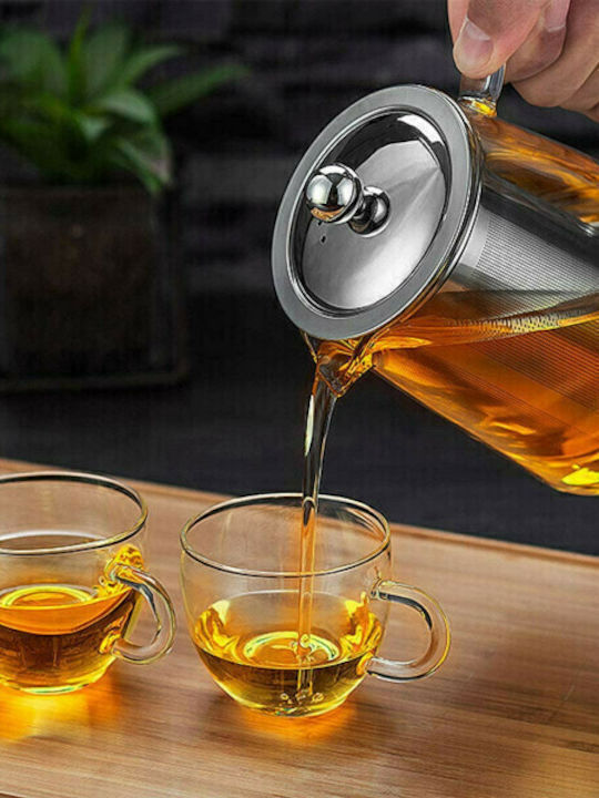 Τσαγιέρα με Φίλτρο Γυάλινη 750ml Τσαγιέρα με Φίλτρο Γυάλινη 750ml