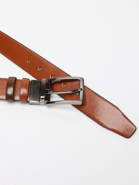 Ανδρική Ζώνη Διπλής Όψης Brown/Camel