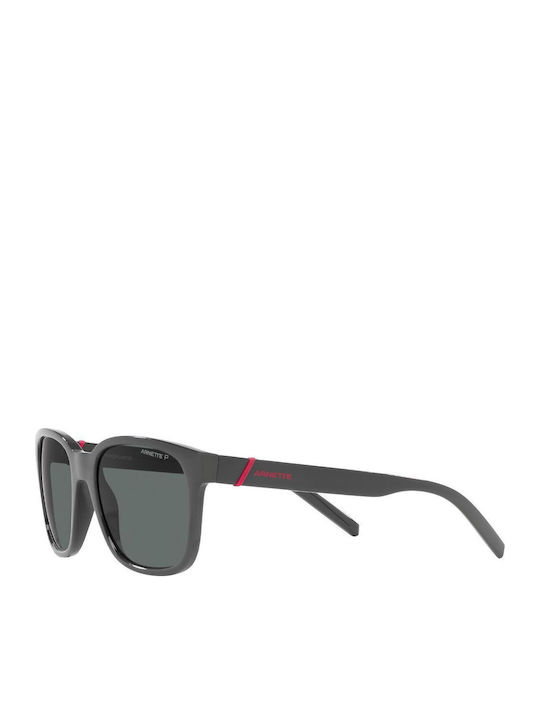 Arnette Men's Sunglasses with Gray Metal Frame and Gray Polarized Lens AN4320 287081