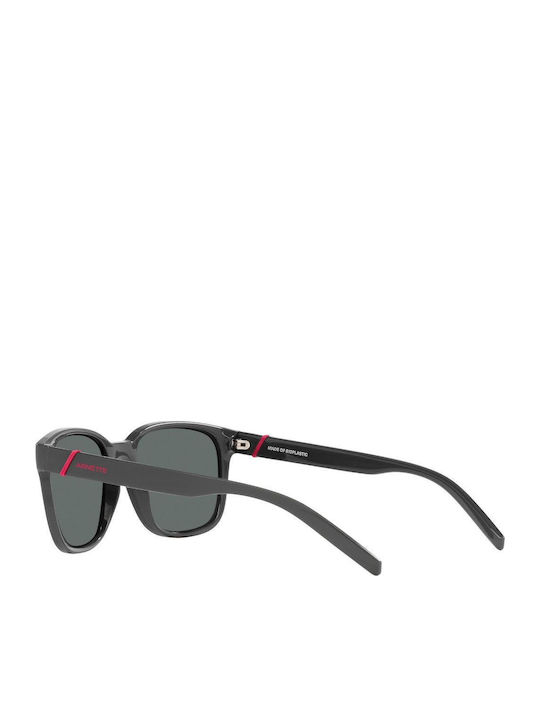 Arnette Men's Sunglasses with Gray Metal Frame and Gray Polarized Lens AN4320 287081