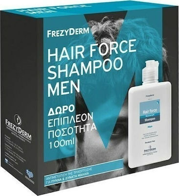Hair Force Men Sampon De Par Contra Căderea Părului Pentru Toate Tipurile De Păr 2x150ml