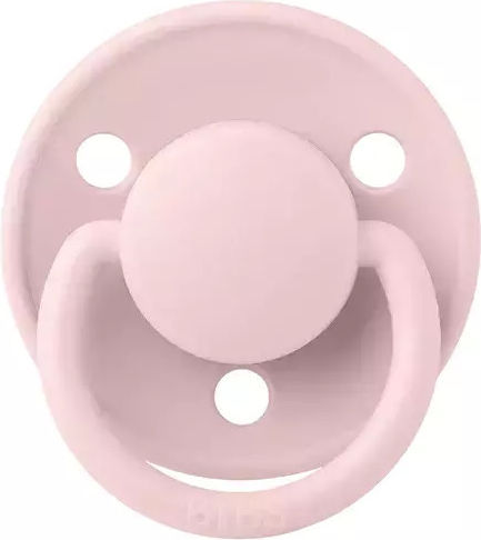 Bibs De Lux Silicone Pacifiers Blossom / Dusky Lilac for 0-36 Months 2 Pieces