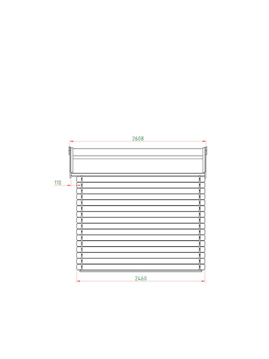 Wooden Garden Shed L2.46xW2.96xH2.38m