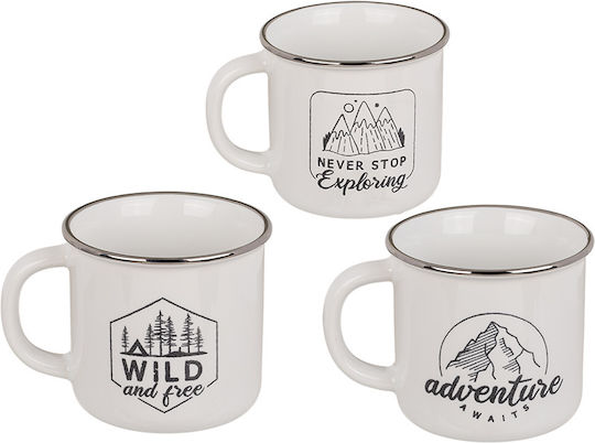 Out of the Blue Enamel Mug Wild and Free