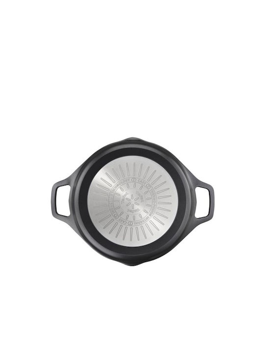 Tefal Robusto Ρηχή Κατσαρόλα από Χυτό Αλουμίνιο 4.2lt / 28cm