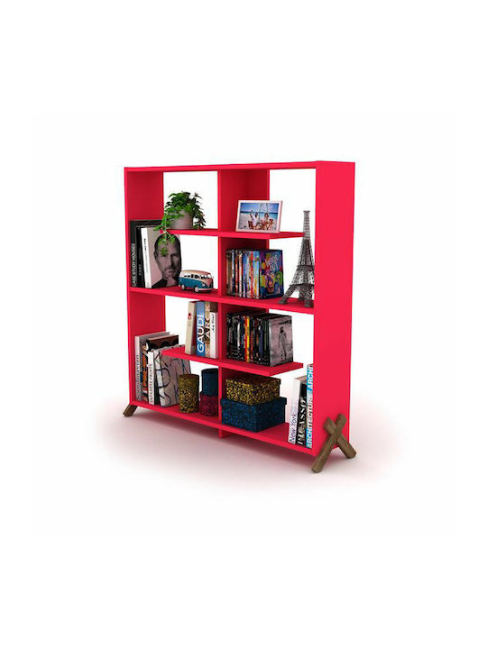 Βιβλιοθήκη Kipp Ροζ 113x28x115εκ.