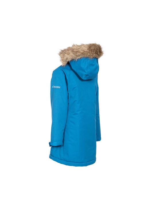 Trespass Girls Casual Jacket Blue with Ηood