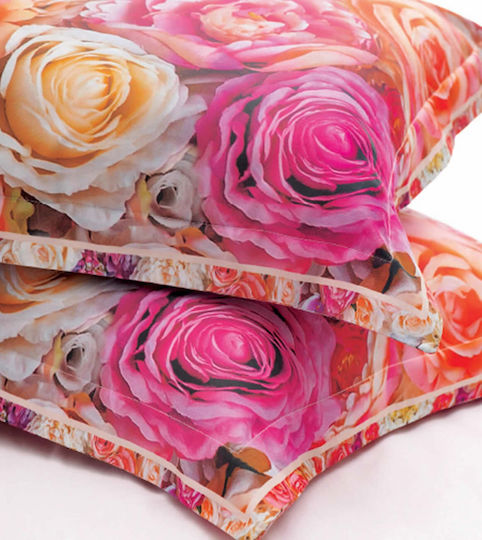 Makis Tselios Home Set King Size 4Stück 280x290cm Spring Orange
