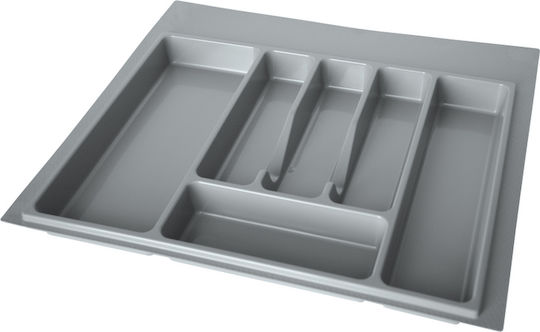 Volpato Κ60 Divizoare de sertar Plastic în Gri Culori 49x54cm Volpato Κ60 Divizoare de sertar Plastic în Gri Culori 49x54cm