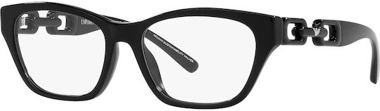 Emporio Armani Rame Ochelari Pentru Femei Acetat Ochi De Pisică Negru EA3223U 5017