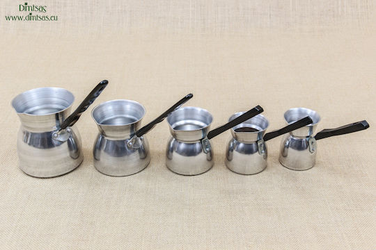 Briki aus Aluminium Νο4 in Silber Farbe