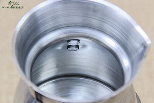 Briki aus Aluminium Νο4 in Silber Farbe