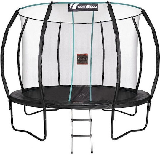 Cornilleau Spring Trampolin Kinder Durchmesser 416cm mit Netz & Leiter