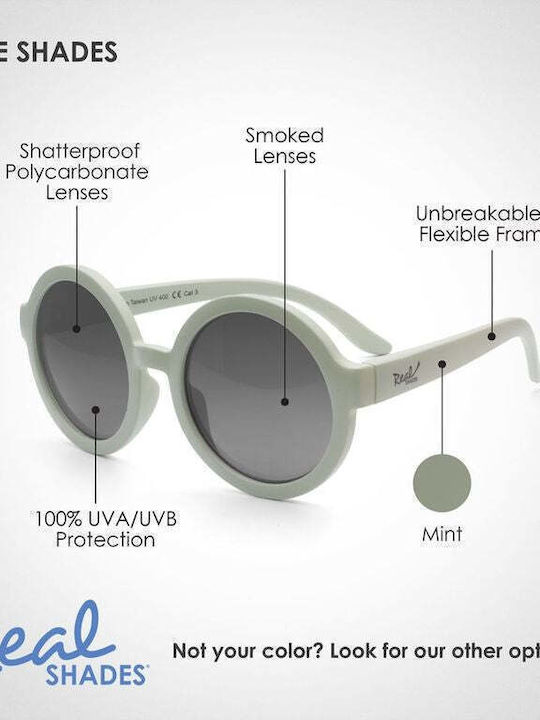 Real Shades Vibe Toddler Άθραυστα Παιδικά Γυαλιά Ηλίου Mint για 2-4 Ετών