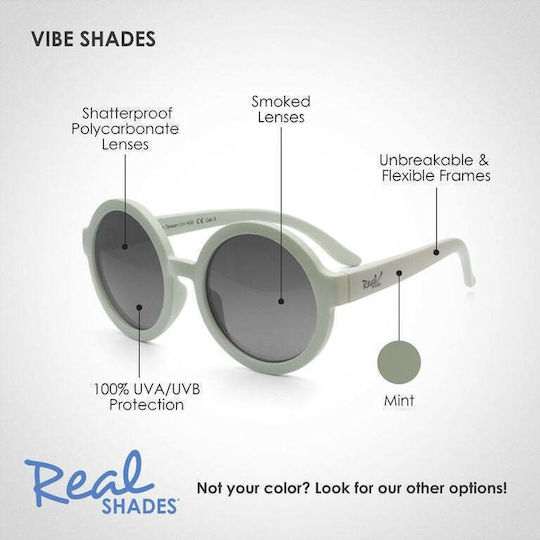 Real Shades Vibe Youth 7+ Years Kids Sunglasses Mint 7VIBMNT