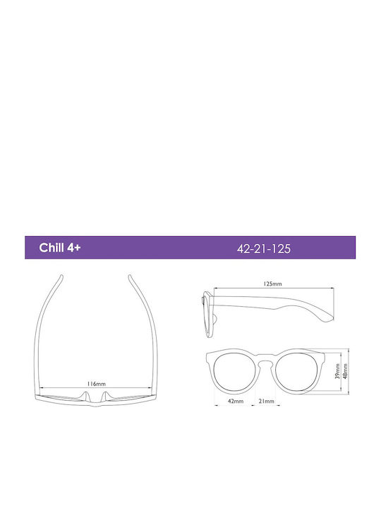 Real Shades Chill Toddler Ochelari De Soare Pentru Copii Roz Pentru 2-4 Ani