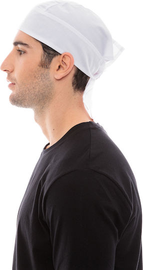 IdealPress Chef White Bandana