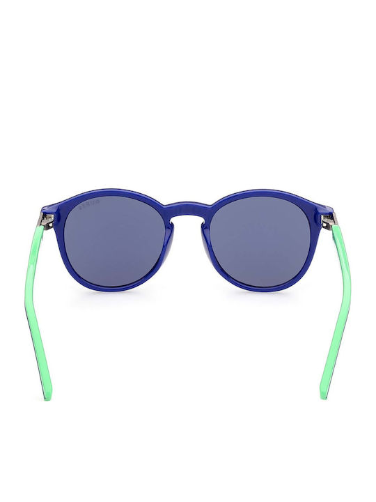Guess Ochelari De Soare Pentru Copii Rotunzi Albastru