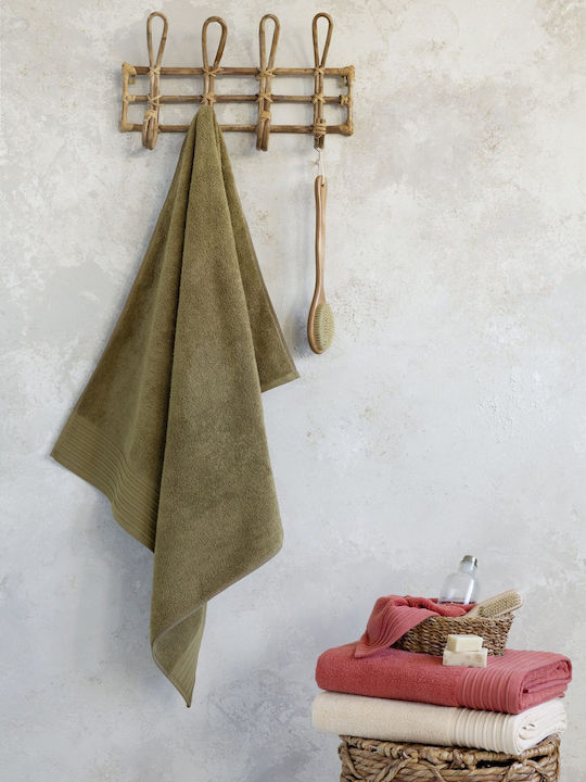 Nima Facecloth Feel Fresh 50x100cm Gold / Brown Weight 480gr/m²