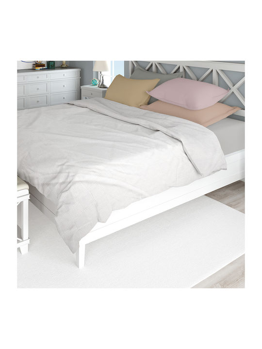 Dimcol Decke Pique Einzel 165x250cm White