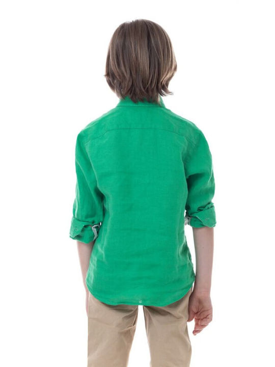 U.S. Polo Assn. Kids One Color Shirt Green