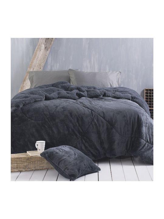 Rythmos Duvet Cover Queen 220x240cm Alvaro Gray 710Gsm