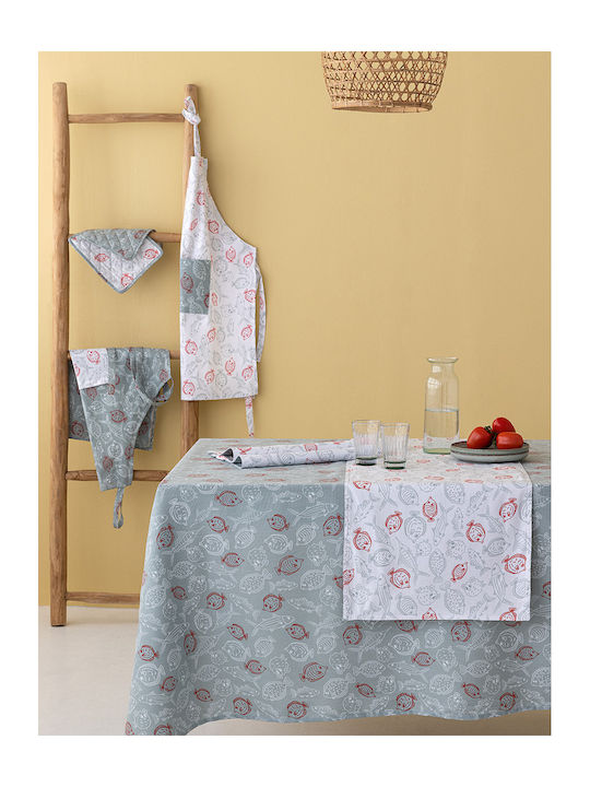 Palamaiki Tischtuch TAT11 Gray 150x140cm