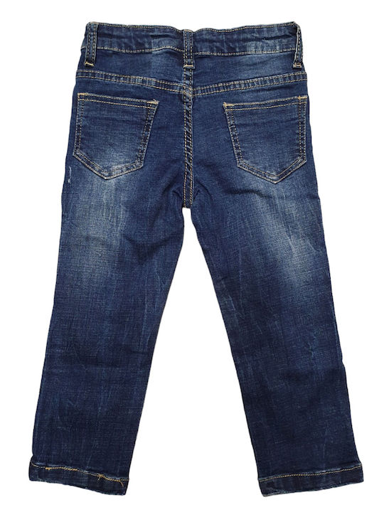 New College Boys Denim Trouser Blue