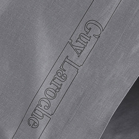 Guy Laroche Color Plus Σετ Μαξιλαροθήκες με Φάσα Anthracite 50x70εκ.