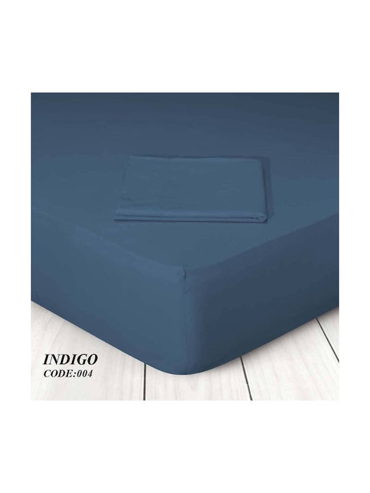 Marwa Pillowcase Set with Envelope Cover 004 Indigo 50x70cm.